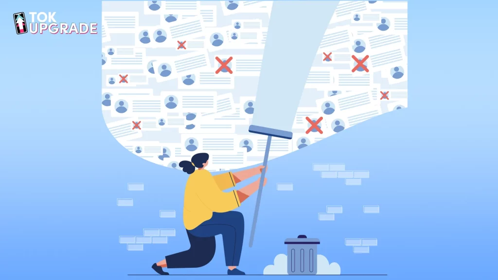 delete tiktok comments