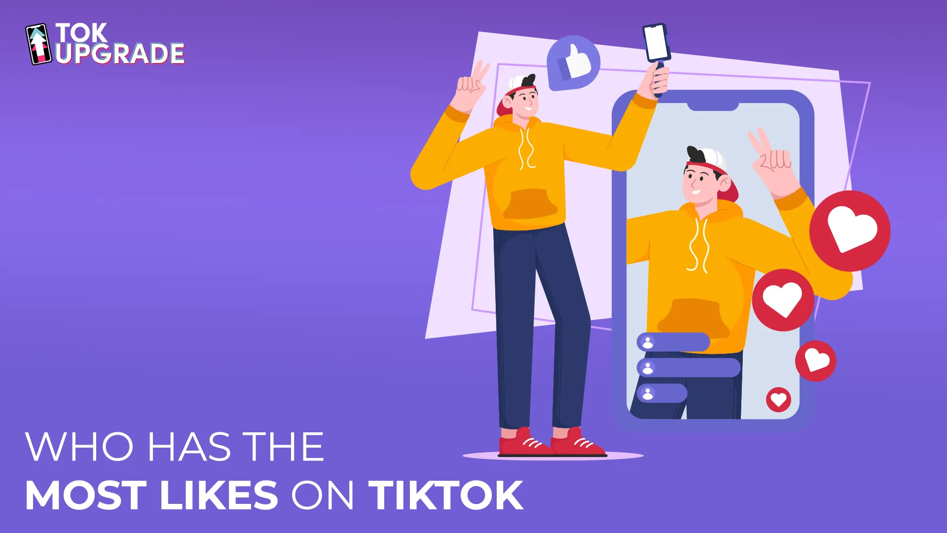 who has the most likes on tiktok