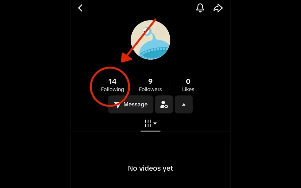How To Unfollow On TikTok Step Two