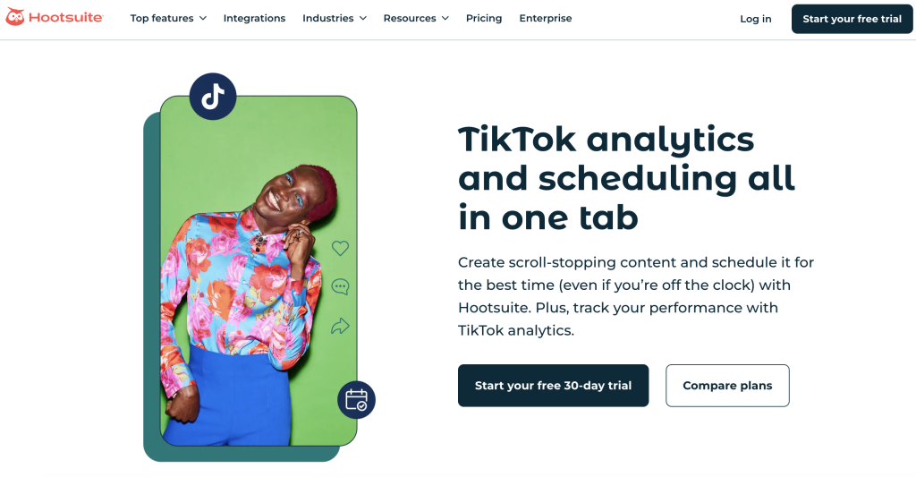 hootsuite tiktok scheduler 