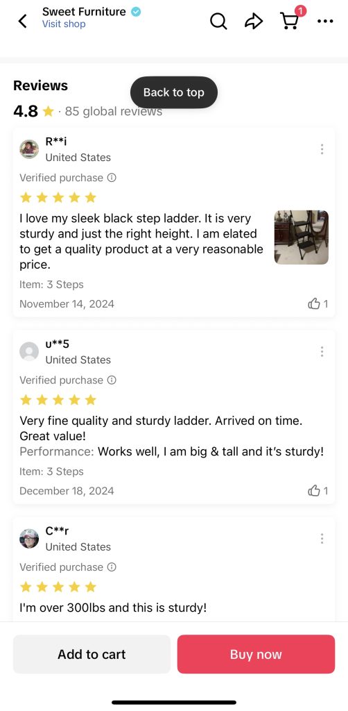 is tiktok shop legit reviews