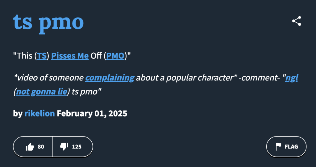 ts pmo meaning tiktok